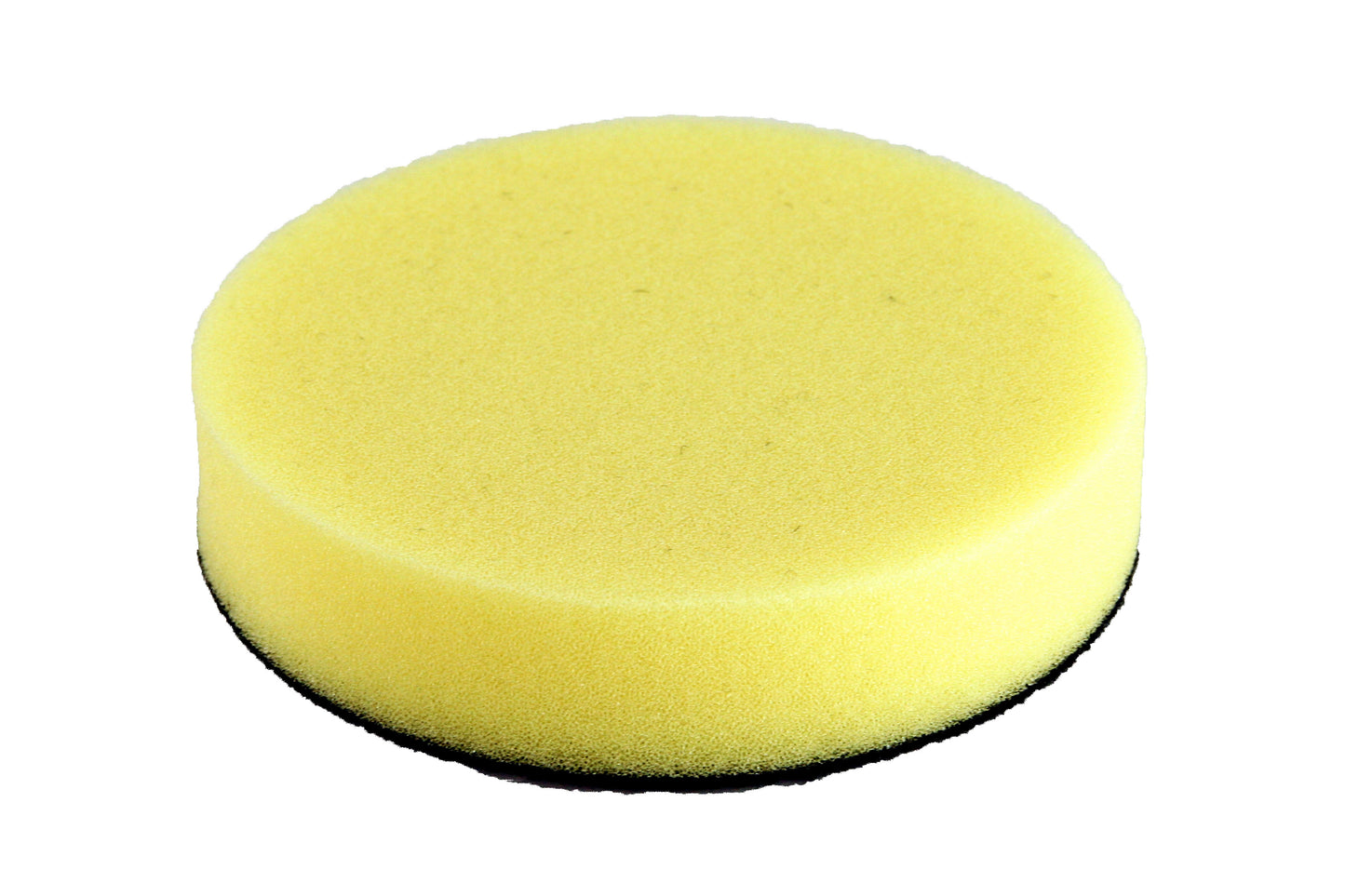 Hook and Loop Yellow Flat Foam Pad Buffer Sponge - Set of 3 - Air Polisher Accessory