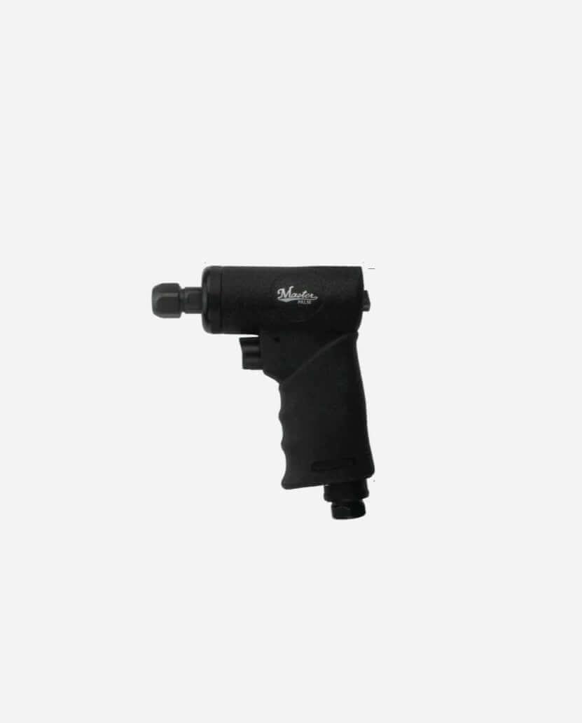 a black and white photo of an air gun