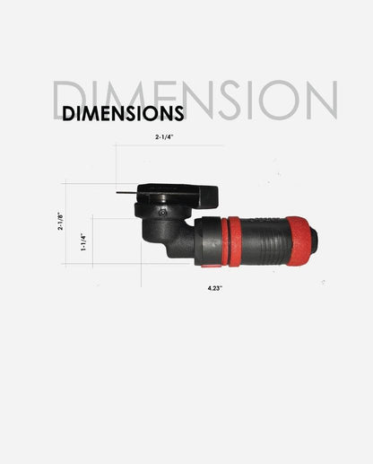 Master Palm 18020 Industrial 2" Mini Angle Bolt Tail Cutter, Tool Only, 18020 - 18020 - USD $250 - Master Palm Pneumatic